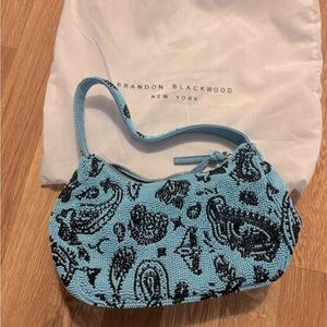 Brandon Blackwood beaded shoulder purse rare